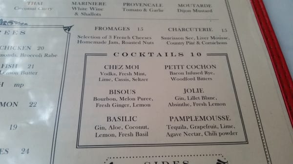 Menu photo 5 Chez Moi Brooklyn, NY