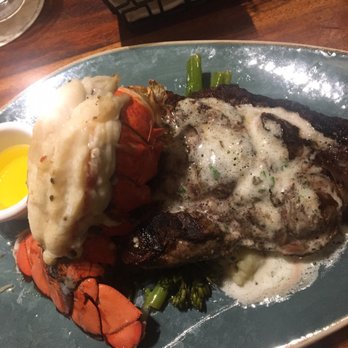 Tommy Bahama - Surf and turf (lobster tail and NY strip steak). Would not recommend. - Seafood Near Me - Kihei, Hawaii