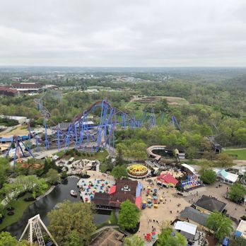 Kings Island - The view from their Eiffel Tower - Amusement Parks Near Me - Kings Mills, Ohio Kings Island - The view from their Eiffel Tower - Amusement Parks Near Me - Kings Mills, Ohio