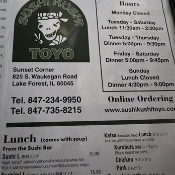 Sushi Kushi Toyo - Sushi Bars Near Me - Lake Forest, Illinois Sushi Kushi Toyo - Sushi Bars Near Me - Lake Forest, Illinois