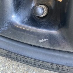 Park Place Lexus Grapevine - Damage to wheels identical on each wheel and in the same spot.