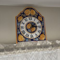 Macelleria Salumeria - The most beautiful clock in all of Positano, now part of my living space back in the USA.