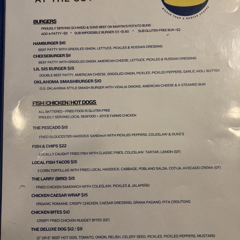 The Cut - Food Menu - Music Venues Near Me - Gloucester, Massachusetts The Cut - Food Menu - Music Venues Near Me - Gloucester, Massachusetts