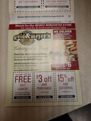 Menu photo 2 Gold and Meyers Gourmet Deli Plainview, NY Menu photo 2 Gold and Meyers Gourmet Deli Plainview, NY