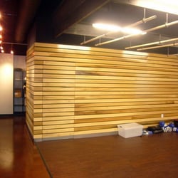 Hill Country Fitness - Wood Slat Wall