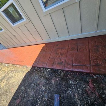 Concrete Indy - Decorative stamped patio - Masonry/Concrete Near Me - Indianapolis, Indiana