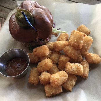 Beelman's - Impossible Burger with side of tots .. I am not a fan of this dish but I really loved the tots .. - Pubs Near Me - Los Angeles, California Beelman's - Impossible Burger with side of tots .. I am not a fan of this dish but I really loved the tots .. - Pubs Near Me - Los Angeles, California