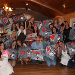 Waddell Vineyards - One of many painting classes offered here in our Tasting Room!