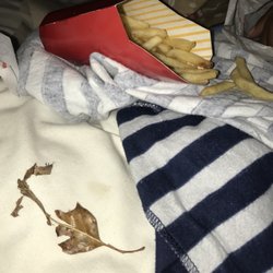 Leaf in fries