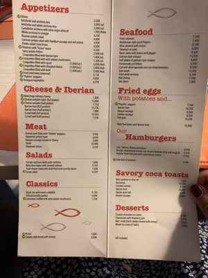 Menu photo 1 L'Anxoveta Barcelona, B