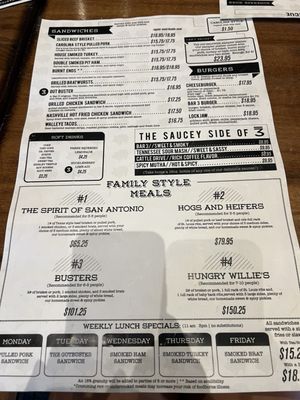 Menu photo 1 Bar 3 BBQ Belgrade, MT
