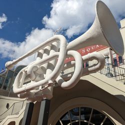 Trumpet Sculpture - The Stone Trumpet, Galveston