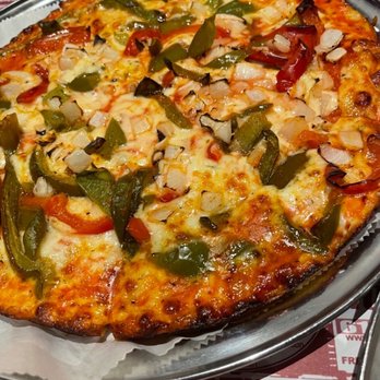 Town Spa Pizza - Pepper and onion pizza - Pizza Near Me - Stoughton, Massachusetts