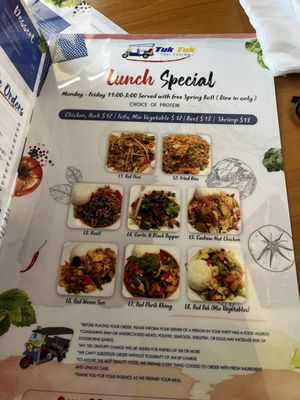 Menu photo 7 Tuk Tuk Thai Fusion Riverview, FL Menu photo 7 Tuk Tuk Thai Fusion Riverview, FL