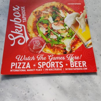 Skybox Taphouse - Flyer - Pizza Near Me - Honolulu, Hawaii Skybox Taphouse - Flyer - Pizza Near Me - Honolulu, Hawaii
