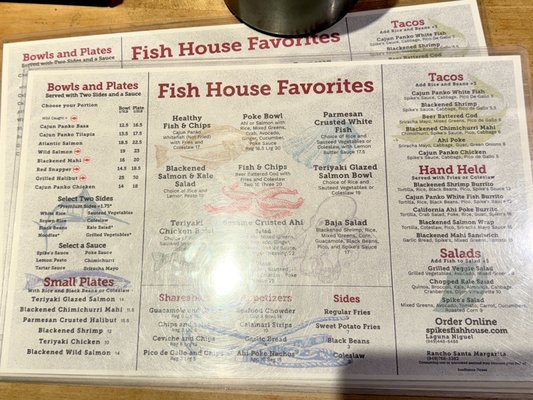 Menu photo 2 Spike's Fish House Laguna Niguel, CA Menu photo 2 Spike's Fish House Laguna Niguel, CA