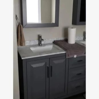 Ross Renovations - Master bathroom vanity after - General Contractors Near Me