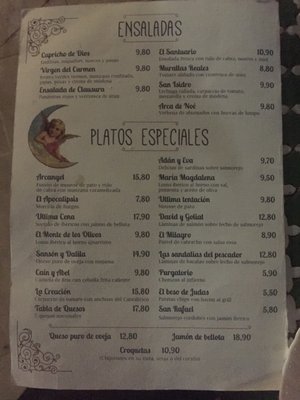 Menu photo 2 El Santuario Ceuta, CE