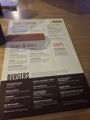 Menu photo 1 JJ Madisons All American Grill Mesa, AZ