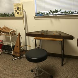 Nassau Bay Music Lessons - A psaltery and hammered dulcimer tuned up and awaiting the next student