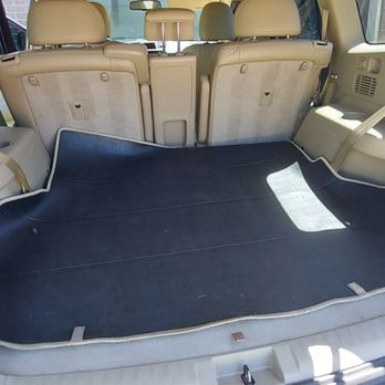 Lemonheads Detail - Those are hand brush strokes on the rear seats. The carpet in the rear looks the same, without the cover. - Auto Detailing Near Me Lemonheads Detail - Those are hand brush strokes on the rear seats. The carpet in the rear looks the same, without the cover. - Auto Detailing Near Me
