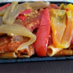 That Italian Place Cafe & Eatery - Pasta and veal with roasted peppers