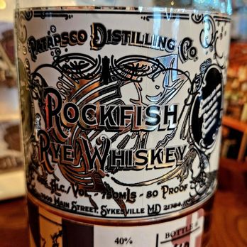 Patapsco Distilling - Rye Whiskey - Distilleries Near Me - Sykesville, Maryland