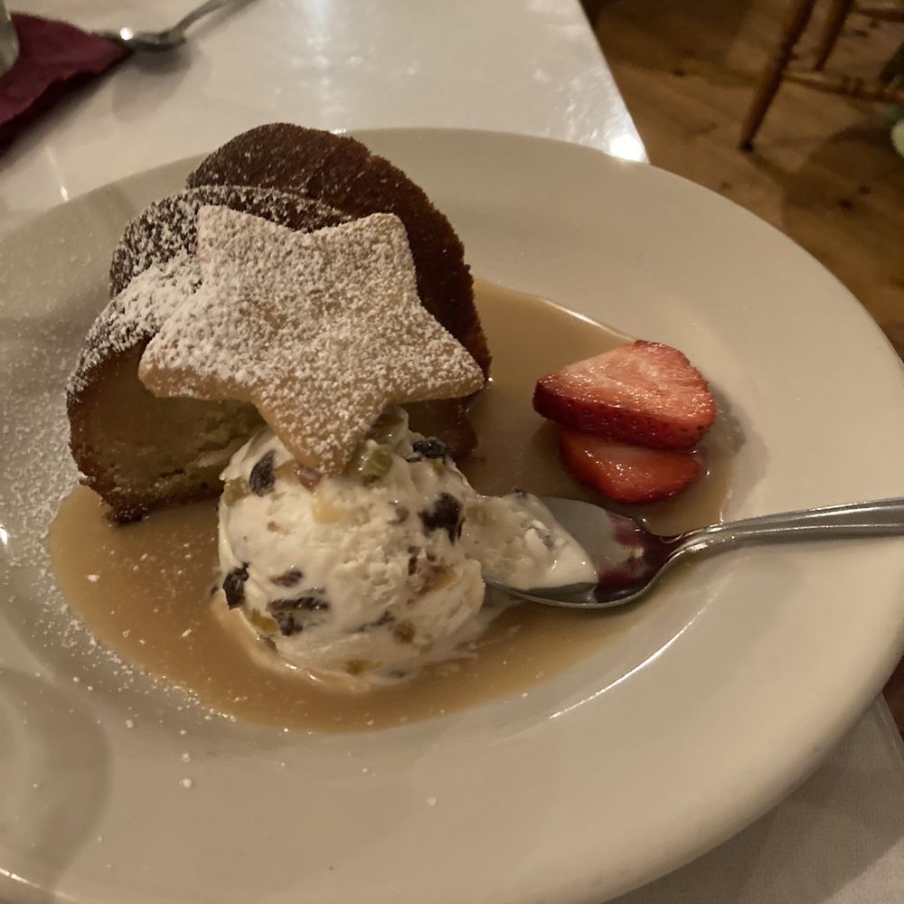 Farm Restaurant - Rum cake - so good - Comfort Food Near Me - Port Austin, Michigan