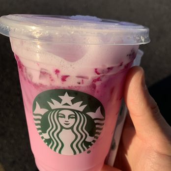 Starbucks - Grande Mango Dragon Fruit with coconut milk - Coffee & Tea Near Me - Chandler, Arizona