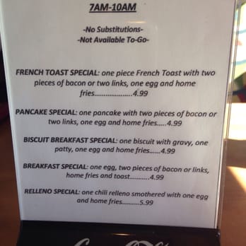 Stonegate Cafe - Updated breakfast specials. - American Near Me - Parker, Colorado