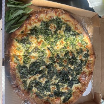 Sonny's - Spinach white pizza pie. - Pizza Near Me - Los Angeles, California Sonny's - Spinach white pizza pie. - Pizza Near Me - Los Angeles, California