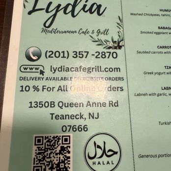 Lydia Mediterranean Cafe and Grill - Mediterranean Near Me - Teaneck, New Jersey Lydia Mediterranean Cafe and Grill - Mediterranean Near Me - Teaneck, New Jersey