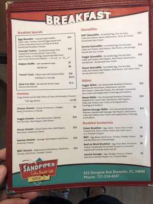 Menu photo 6 Sandpiper Dunedin, FL Menu photo 6 Sandpiper Dunedin, FL