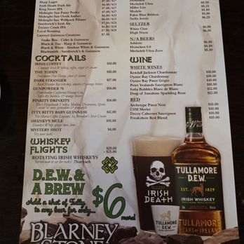 Blarney Stone - 2025 menu - Irish Pub Near Me - Anchorage, Alaska