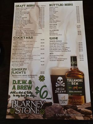 Menu photo 2 Blarney Stone Anchorage, AK