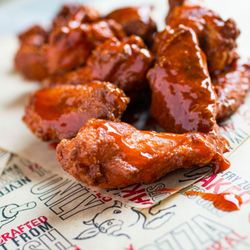 Fresh Brothers - Burbank - Baked Chicken Wings! Plain or tossed in your choice of sauces! #wings #chickenwings