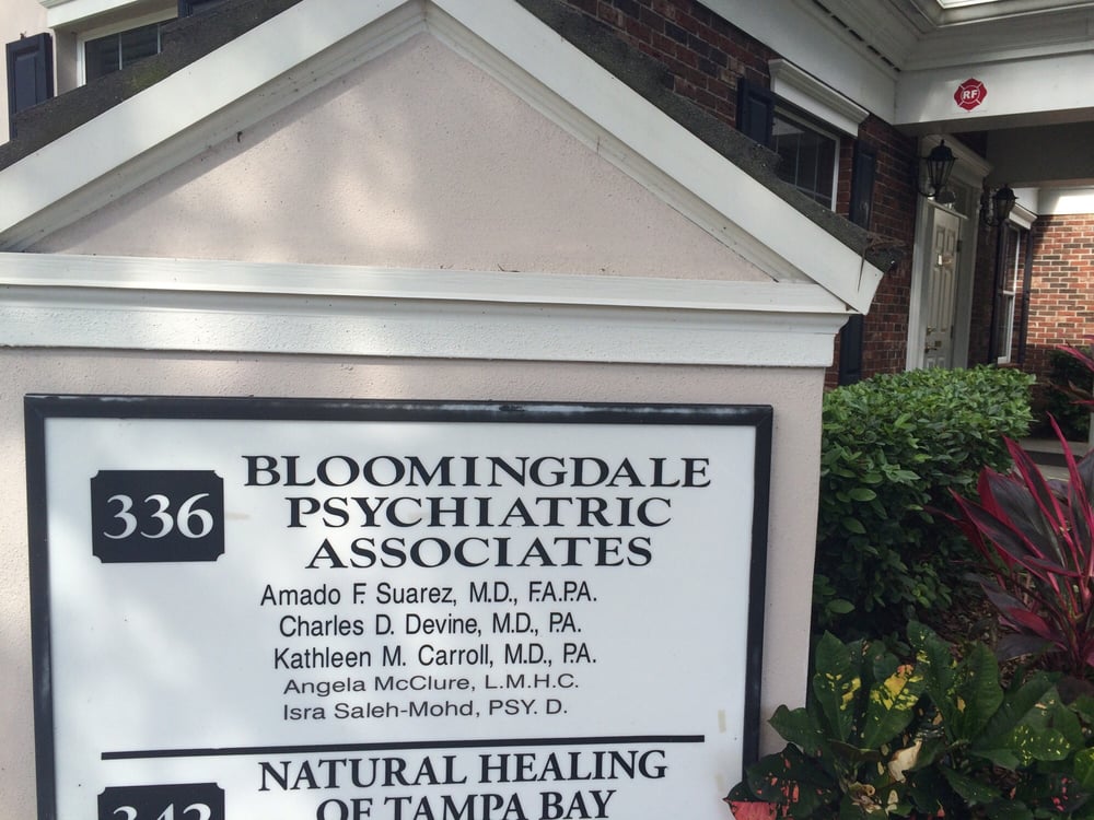 BLOOMINGDALE PSYCHIATRIC ASSOCIATES PL Updated October 2024 336 E