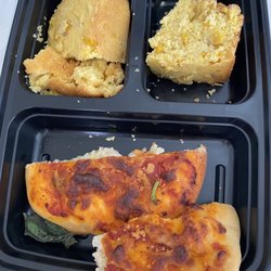 Junior Chef Stars - Pizza and cornbread. Sorry, I am not seeing art in this pizza