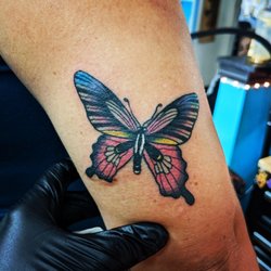 Fifth Sun Tattoo - Fresh butterfly