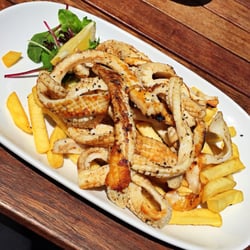 Hunky Dory - Chargrilled calamari