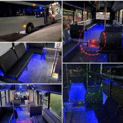 30 passenger beautiful white pearl amazing sound system very spacious