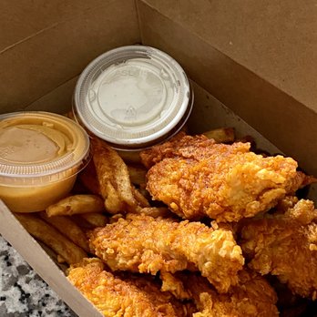 Holdaak Fried Chicken - Spicy strips with fries - Chicken Shop Near Me - Fullerton, California Holdaak Fried Chicken - Spicy strips with fries - Chicken Shop Near Me - Fullerton, California