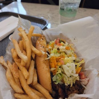 Block 16 - Chopped sandwich special, with fries - American Near Me - Omaha, Nebraska