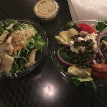 Star Pizza - Ceaser & Greek side salad - Pizza Near Me - Houston, Texas