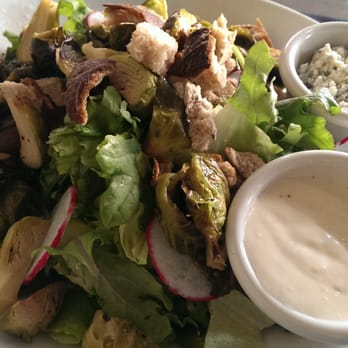 Wynkoop Brewing - Brussel Sprouts Salad (dressing requested on the side), $11 prior to tax - Pool Halls Near Me - Denver, Colorado Wynkoop Brewing - Brussel Sprouts Salad (dressing requested on the side), $11 prior to tax - Pool Halls Near Me - Denver, Colorado