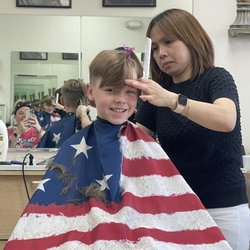 Quantico Center Barber Shop - He was a happy camper