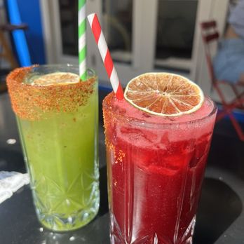 Calaveras Corner - Hibiscus cucumber margarita - Mexican Near Me - New York, New York