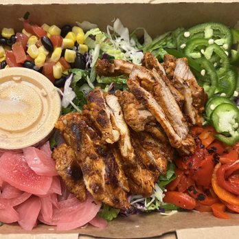 Bandito Bodega - Chicken salad - sans queso fresco & tortilla strips - Mexican Near Me - Greensboro, North Carolina Bandito Bodega - Chicken salad - sans queso fresco & tortilla strips - Mexican Near Me - Greensboro, North Carolina
