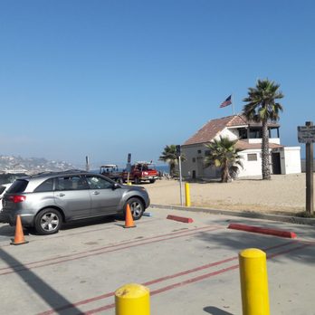 Topanga Beach - Handicap parking next to lifeguard station - Beaches Near Me - Malibu, California