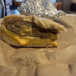 Olde Towne Deli - Sausage egg and cheese bagel
